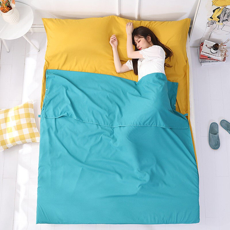 瑟石SESONE 旅行盖垫床单（单人）单位：个 深蓝色 颜色随机115*210（cm）